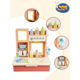 Eğitici Modern Banyo Müzik ve Işıklı Pembe