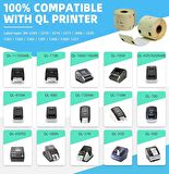 EcotagPlus Brother DK 11208  Etiket 38 mm x 90 mm - 6 X 400 Adet + Tutucu