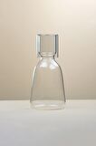 Cam Başucu Sürahisi ve Bardak 12x23,5cm - 1.400ml