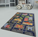 Chilai Home Small Town 100x160 cm  Bebek Odası Halısı
