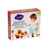Playwood Ahşap Küp Bloklu Araba