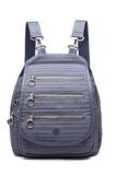 SMART BAGS SMBYB1169-2012 K.GRİ KADIN SIRT VE OMUZ ÇANTASI