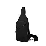 SMART BAGS SMBYB1239-0001 SİYAH KADIN BODY BAG