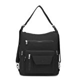 Hem Sırt Hem de Omuz Kadın Çantası Smart Bags 1205 Siyah