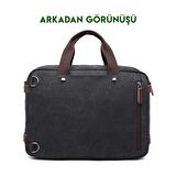 CACTİVE CTVYB1278-0001 SİYAH UNISEX EVRAK VE SIRT ÇANTASI