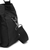 Nano Metalik Kumaş Kadın Omuz Çantası Smart Bags 1125 Siyah