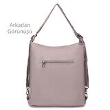 Nano Metalik Kumaş Kadın Sırt Çantası Smart Bags 1205 K.Gri