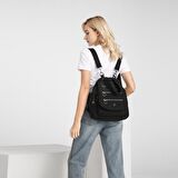 SMART BAGS SMBYB1169-4001 P.SİYAH KADIN SIRT VE OMUZ ÇANTASI