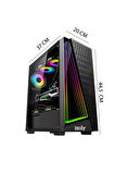 Mintra Samax Ryzen 5 5512 16GB 3200mhz 512GB Nvme Rtx2060 Gddr6 ArGB Oyuncu Masaüstü Bilgisayarı