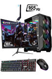 Mintra Dustox X I3-12100f 16GB 256GB M.2 Nvme RX 580 8GB 24" 165hz Oyuncu Masaüstü Bilgisayarı