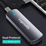 LegendBy NVMe M.2 SSD Disk Kutusu | USB 3.1 Type-C 10Gbps
