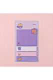 Mor Temalı 4 Renkli Not Seti • Post-it • Sticky Note (GGK-MBQ035)