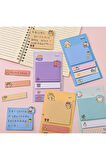Mor Temalı 4 Renkli Not Seti • Post-it • Sticky Note (GGK-MBQ035)