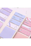 Dreamy Unicorn Temalı 5 Farklı Tasarım Sticky Note • Index Sticker (GGK-PE075)