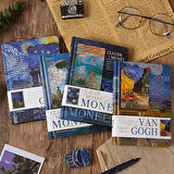 Van Gogh Kafe Terasta Gece Temalı Kutulu Kit • Defter • Kalem • Washi Bant • Ayraç • Sticker (GGK-NB006)