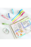 Mor Temalı 6 Renkli Washi Bant • Sticky Note (GGK-PAX004)