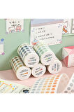 Living River Temalı 5 Renkli Rulo Bant • Sticky Note (GGK-PB006)
