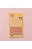 Sarı Temalı 4 Renkli Not Seti • Post-it • Sticky Note (GGK-MBQ038)