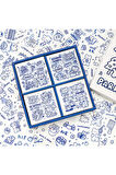 Bear Village Temalı 100 Yaprak 4 Bölmeli Sticker Seti • Bullet Journal (GGK-DZ068)