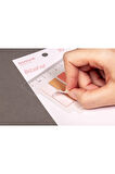 İlkbahar 10 Renkli Cetvelli Şeffaf Pet Index • Index Sticker • Post-it • Sticky Note (GGK-P009)