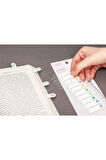 Vanilya 10 Renkli Cetvelli Şeffaf Pet Index • Index Sticker • Post-it • Sticky Note (GGK-P012)