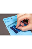 Deniz 10 Renkli Cetvelli Şeffaf Pet Index • Index Sticker • Post-it • Sticky Note (GGK-P018)