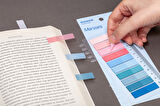 Manzara 10 Renkli Cetvelli Şeffaf Pet Index • Index Sticker • Post-it • Sticky Note (GGK-P023)