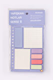 Mor Yapışkan Not Seti • Post-it • Sticky Note (GGK-KYN006)