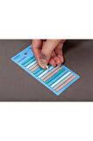Manzara 15 Renkli Şeffaf Pet Index • Index Sticker • Post-it • Sticky Note (GGK-PI003)