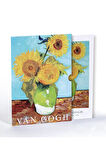 Vase With Three Sunflowers, Özel Tasarım Kılıflı, A4 Poster