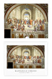 The School of Athens, Raffaello da Urbino, A4 Poster