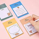 Best Friends Temalı Renkli Not Seti • Post-it • Sticky Note (GGK-MBW047)