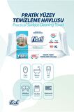Pratik Yüzey Temizlik Havlusu Beyaz Sirkeli Sabun Kokulu 2 X 100 (TOPLAM 200 YAPRAK)