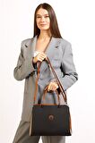 TH Bag  Kadın Omuz Çantası TH-YK14205 SİYAH-KOYU B