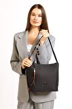 TH Bag  Kadın Omuz Çantası TH-YK13308 SİYAH-TABA