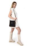 TH Bag  Kadın Çapraz Çanta TH-YK9950 SİYAH-TABA