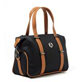 TH Bag  Kadın Omuz Çantası TH-YK12205 SİYAH - TABA