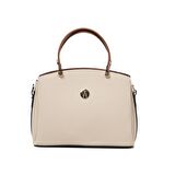 TH Bag  Kadın Omuz Çantası TH-YK6371 KREM-TABA