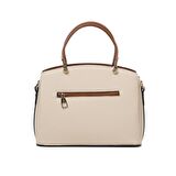 TH Bag  Kadın Omuz Çantası TH-YK6371 KREM-TABA