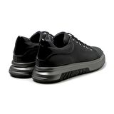 Erkek Sneaker KA-E2924 John May SIYAH MAT+SIYAH KIRISIK