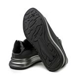 Erkek Sneaker KA-E2924 John May SIYAH MAT+SIYAH KIRISIK