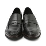 Erkek Günlük Ayakkabı KA-C4617 John May CASUAL SIYAH BRNIS