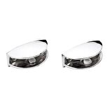 OCAL CAM ETEJERİ METAL VİDALI KROM