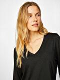V Yaka Truvakar Kol T-Shirt 00014