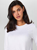 Yuvarlak Yaka Uzun Kol T-Shirt 00013