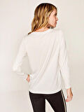 Yuvarlak Yaka Uzun Kol T-Shirt 00013