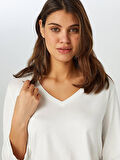 V Yaka Truvakar Kol T-Shirt 00014