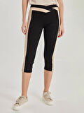 Renk Bloklu Capri Tayt 66586