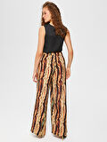 Batik Desen Wıde Leg Viskon Pantolon 67485