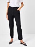 Kendinden Fitilli Straıght Fıt Örme Pantolon 68519